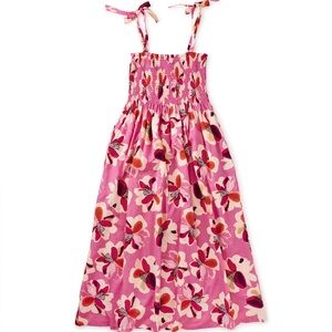 NWT women’s Tea Collection Pink Floral Maxi Dress